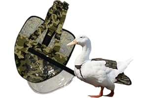 HEN HOLSTER Wrap-Around Pekin Duck Diapers, Easy to Wear Diapers for Ducks, Must-Have Duck Supplies, with Removable Liner & Adjustable Tab (Butterfly Camo, Pekin Duck, 1, Count)