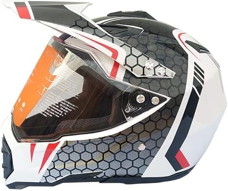 Amazon Co Jp オフロードヘルメットフォーシーズンズライディングヘルメットフルフェイススポーツフルヘルメット快適な防風防雨通気性安全保護 ホーム キッチン