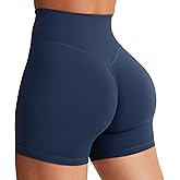 YEOREO Women's Biker Shorts 3.6" /4.5" / 6" Workout Gym Shorts Craze High Waist Tummy Control Hidden Scrunch Running Yoga