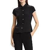 Theory Women's Cap Sleeve Blouse