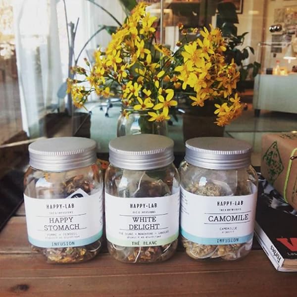 HAPPY LAB HAPPY STOMACH HERBAL TEA – 14 BIODEGRADABLE TEA BAGS.