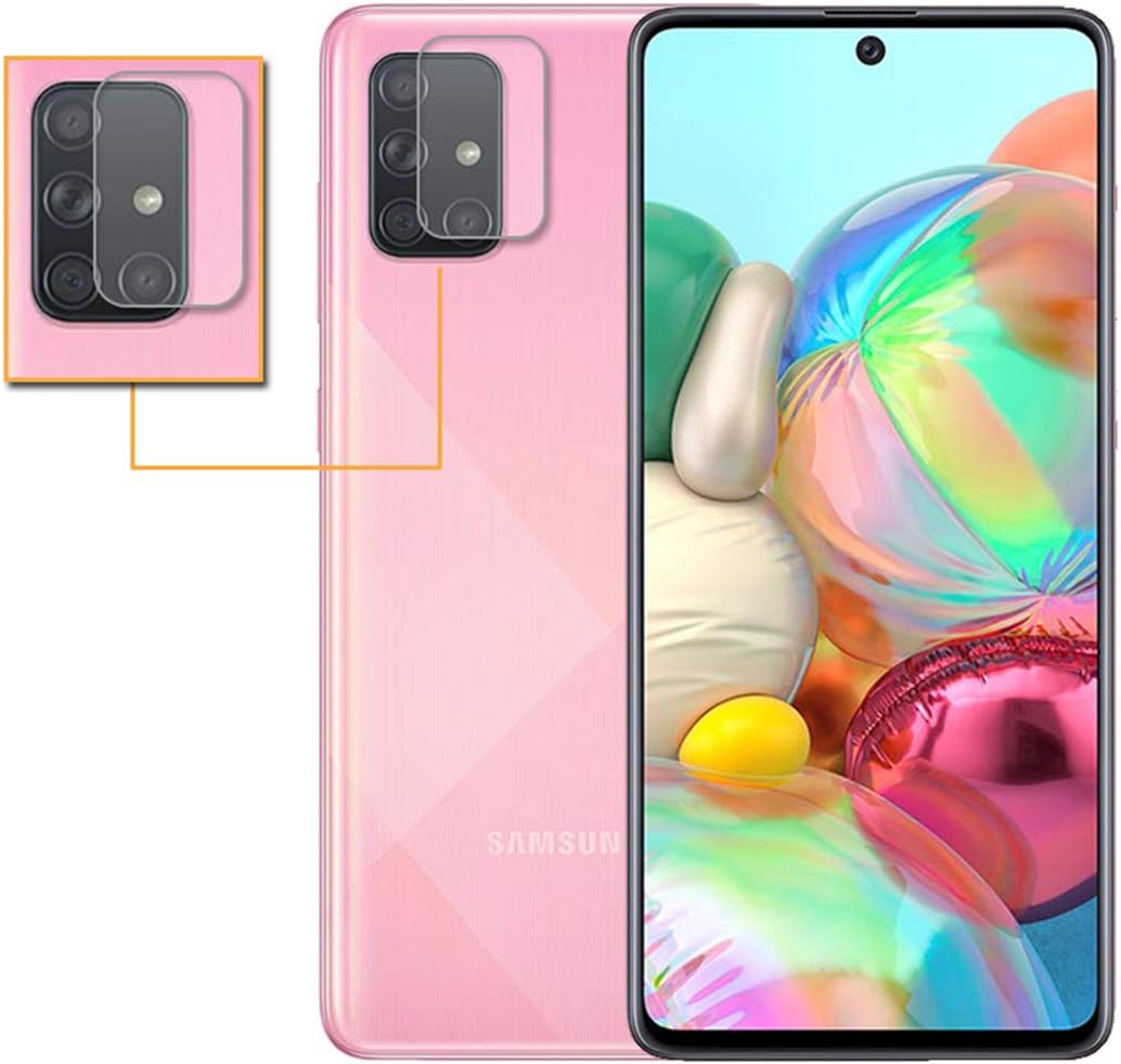 TenYll Camera Lens Protector for Samsung Galaxy A71, Transparent Flexible Glass Protector for Samsung Galaxy A71 [3 Pack]