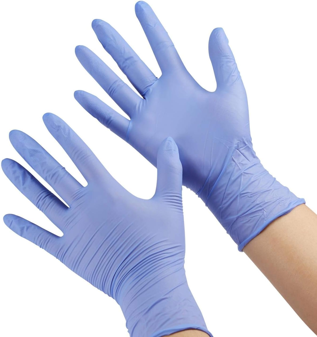 20 PCS Kids Disposable Gloves, Nitrile Gloves for 5-10 Years - for Crafting, Painting, Gardening, Cooking, Cleaning - Purple
