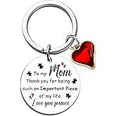 MOEXUKO Mom Keychain Best Mom Ever Gifts Moms Birthday Gift Ideas Mothers Day Gifts for Moms from Daughter Son Thanksgiving Christmas Gift Ideas Cute Mama Keyring