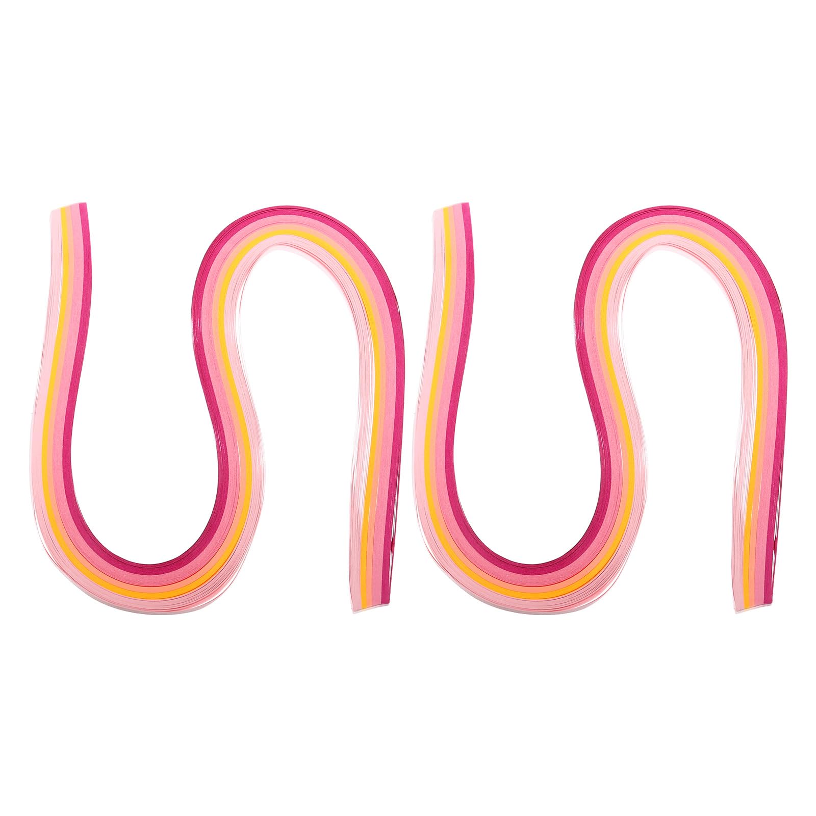 PATIKIL 540 x 10mm Rainbow Quilling Strips Paper,240 Pcs Origami Paper Quilling Strip for Art DIY Hand Craft Christmas, Gradient Pink