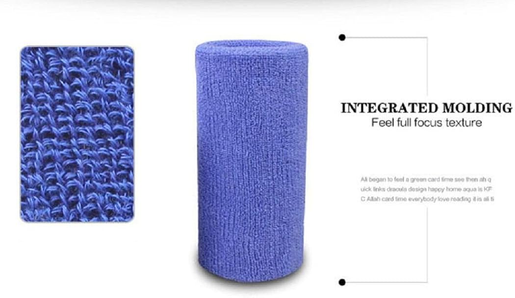 Mcolics 4' Inch Wrist Sweatband in 11 Athletic Cotton Wristbands Armbands (1 Pair) (Purple) : Sports & Outdoors