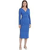 Maggy London Women's Sweater Knit Midi Dress