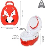My Carry Potty Travel Potty Fox - Award-Winning Portable Toddler Toilet Seat view 7