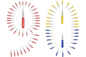 PLOOTA 90PCS Replacement Blades,60PCS 45°Standard Blades, 15PCS 30°Fine Point Blades and 15PCS 60°Deep Cut Blades