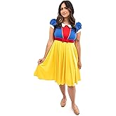 Little Adventures Snow White Twirl Princess Dress-Up Costume for Adult Women - Machine Washable Cosplay Dresses