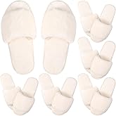 TSIS MHUO 6 Pairs Bridesmaid Slippers Women Fuzzy Crossband Wedding Bride Slippers Bulk Gifts