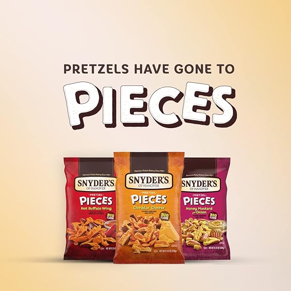 SNYDER’S OF HANOVER PRETZEL PIECES, HOT BUFFALO WING, 8 OZ