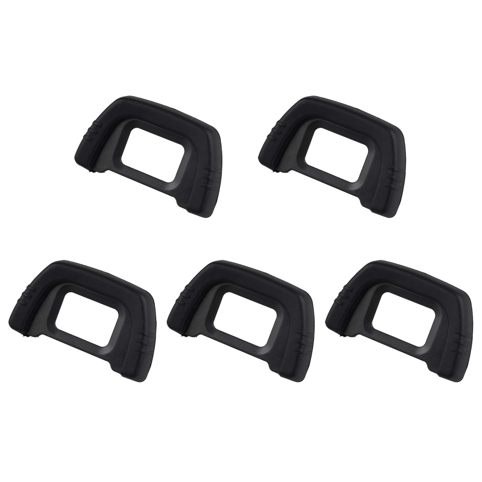 Futheda 5Pcs DK-21 Eyecup Eyepiece Viewfinder Replacement Compatible with D7000 D600 D610 D80 D90 D40 D50 D70S D90 D200 D300 Digital Cameras