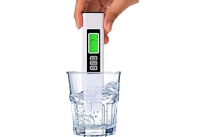 DZDARREN TDS Meter Digital Water Tester, 3 in 1 TDS, EC & Temperature Meter, Accurate PPM Meter, Digital Water Testing Kits for Drinking Water Quality, Hot Tubs, Pool, Aquarium,Hydroponics,Wine Brewing
