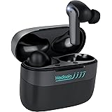 True Wireless Earbuds, Hadisala Bluetooth 5.2 Headphones with 4-Mic Noise Cancelling CVC 8.0 for Clear Calls, AptX Deep Bass,