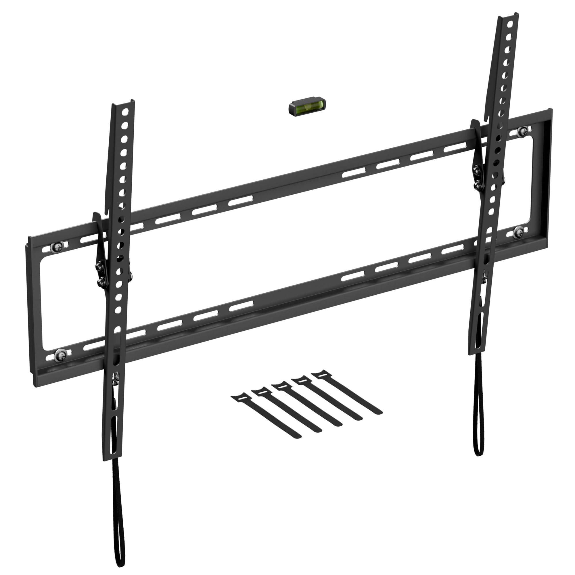 D-Line TV Wall Bracket for 50-85 Inch TVs, Low Profile Tilting TV Wall Bracket with Spirit Level, Slim Tilt TV Mount - VESA 200x200mm - 600x400mm, Holds up to 50kg