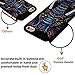 CLOUDS iPhone 6 Plus Case, Night Glow, Cool Cute Elephant HD Vintage Tribe Animal Pattern Design Rubber Gel Flexible Durable Soft Protective Cover, Elephant