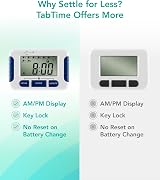 TabTime Timer Electronic Pill Reminder with 8 Alarms per Day view 5