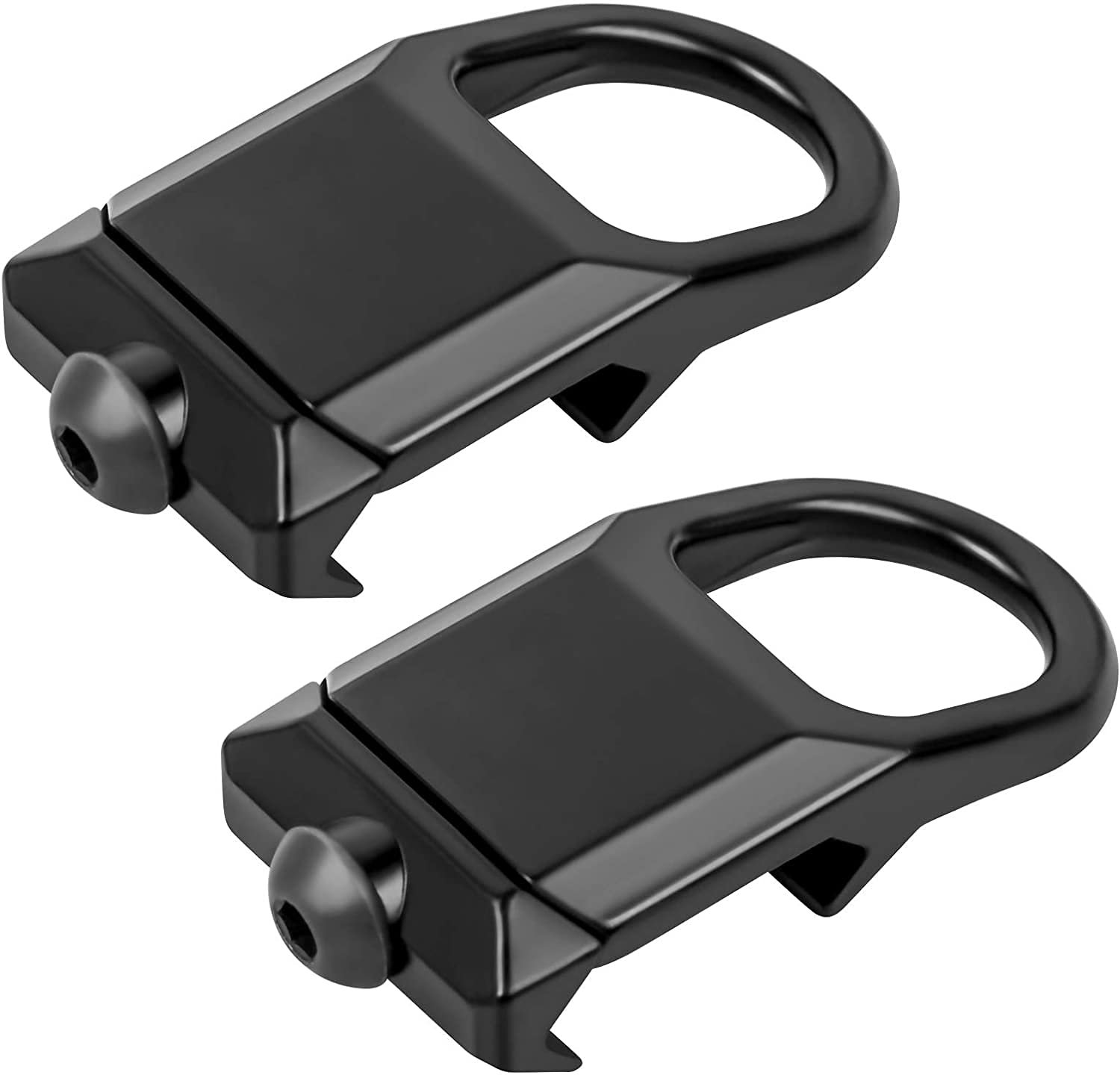 Ulightfire Rail Mount Sling Adapter 20mm Clip Loop Rail Attachment 2pcs Pack