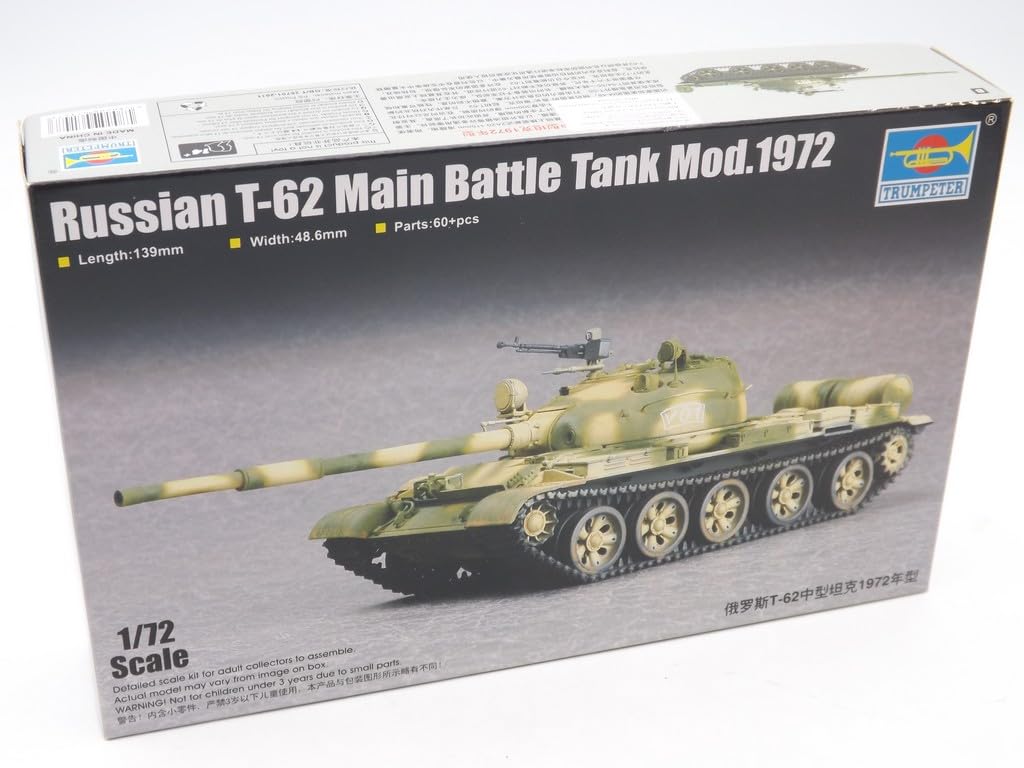 Trumpeter 1:72 - T-62 Russian Main Battle Tank Mod. 1972