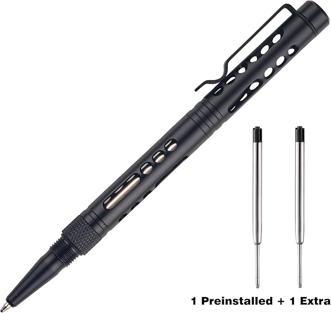 SMOOTHERPRO Tactical EDC Pen with Tungsten Tip Pocket
