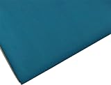 M & J Plain Turquoise Polycotton Fabric 45in 112cm Wide 40 Colours 2m