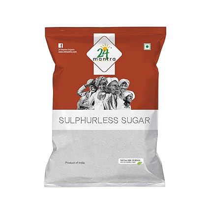 24 Mantra Organic Sulphurless Sugar, 1kg