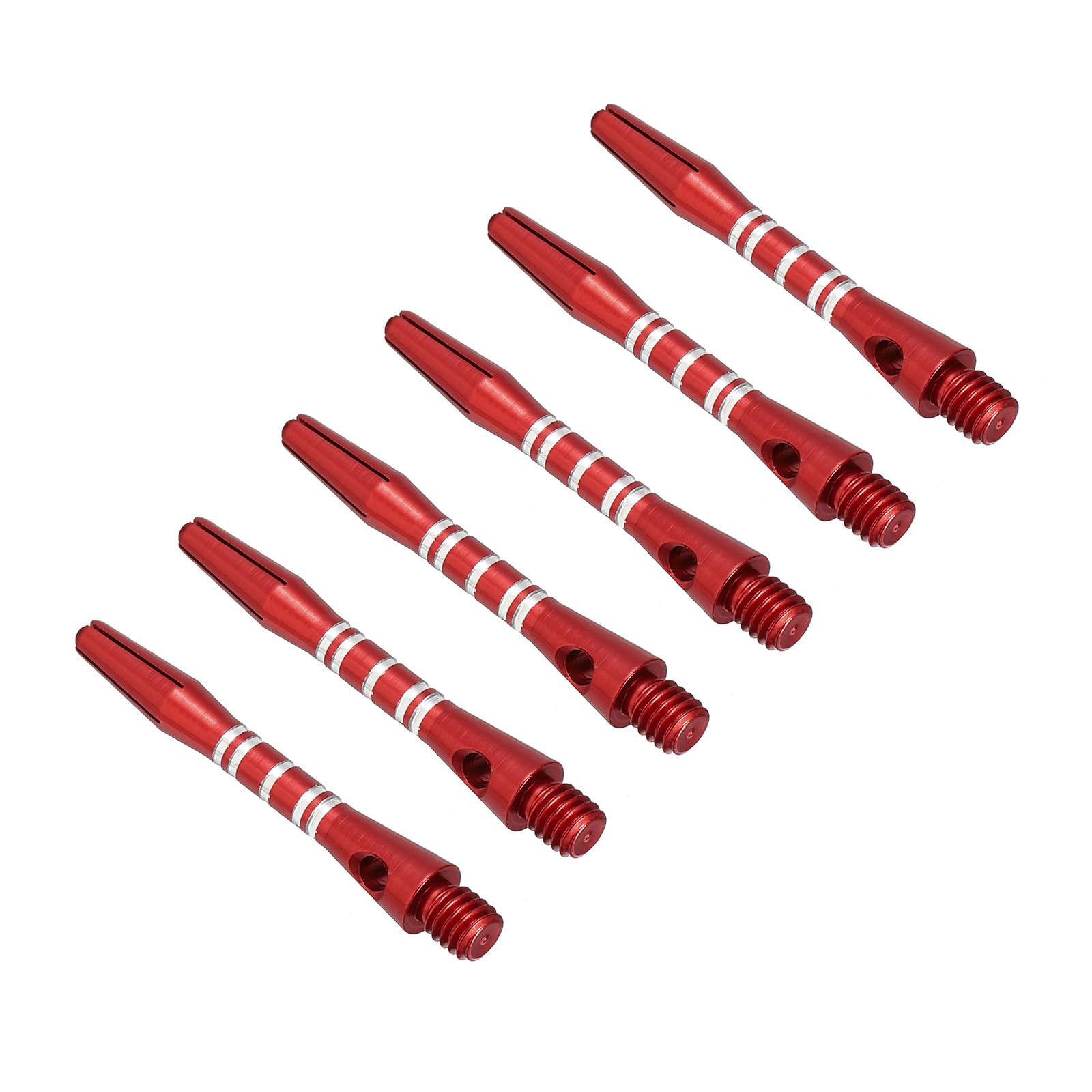 PATIKIL Dart Shafts 35mm/1.4 Inch, 6 Pack 2BA Thread Aluminum Dart Stems Dart Accessories for Steel Tip, Red
