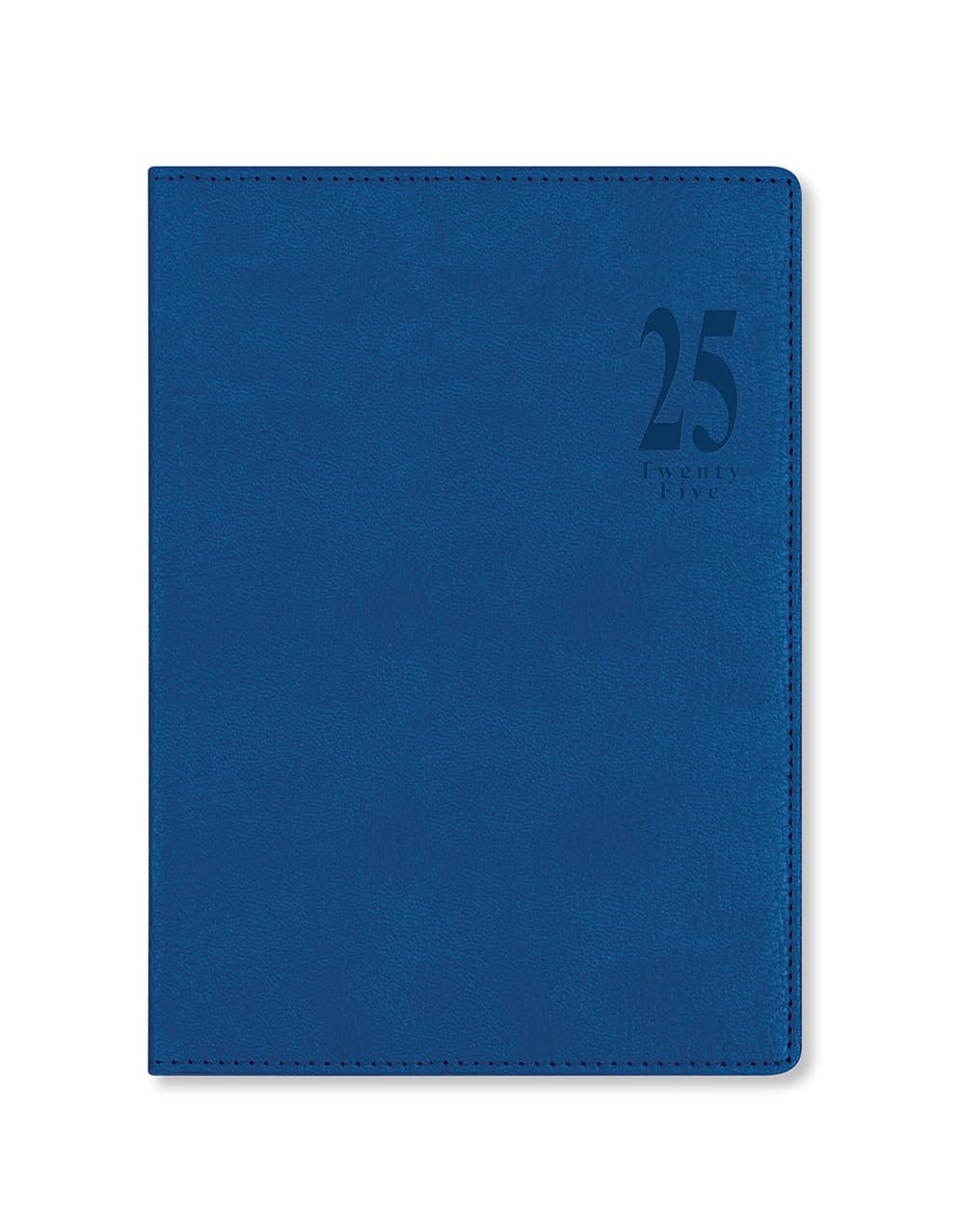 Letts of London Milano A5 week to view 2025 diary -blue