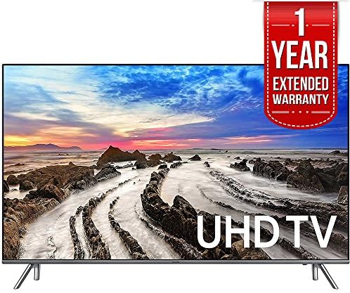 Samsung 48.5" 4K Ultra HD Smart LED TV 2017 Model (UN49MU8000) with 1 Year Extended Warranty