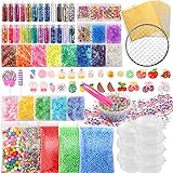 HOLICOLOR 110pcs Slime Making Supplies Kit, Slime