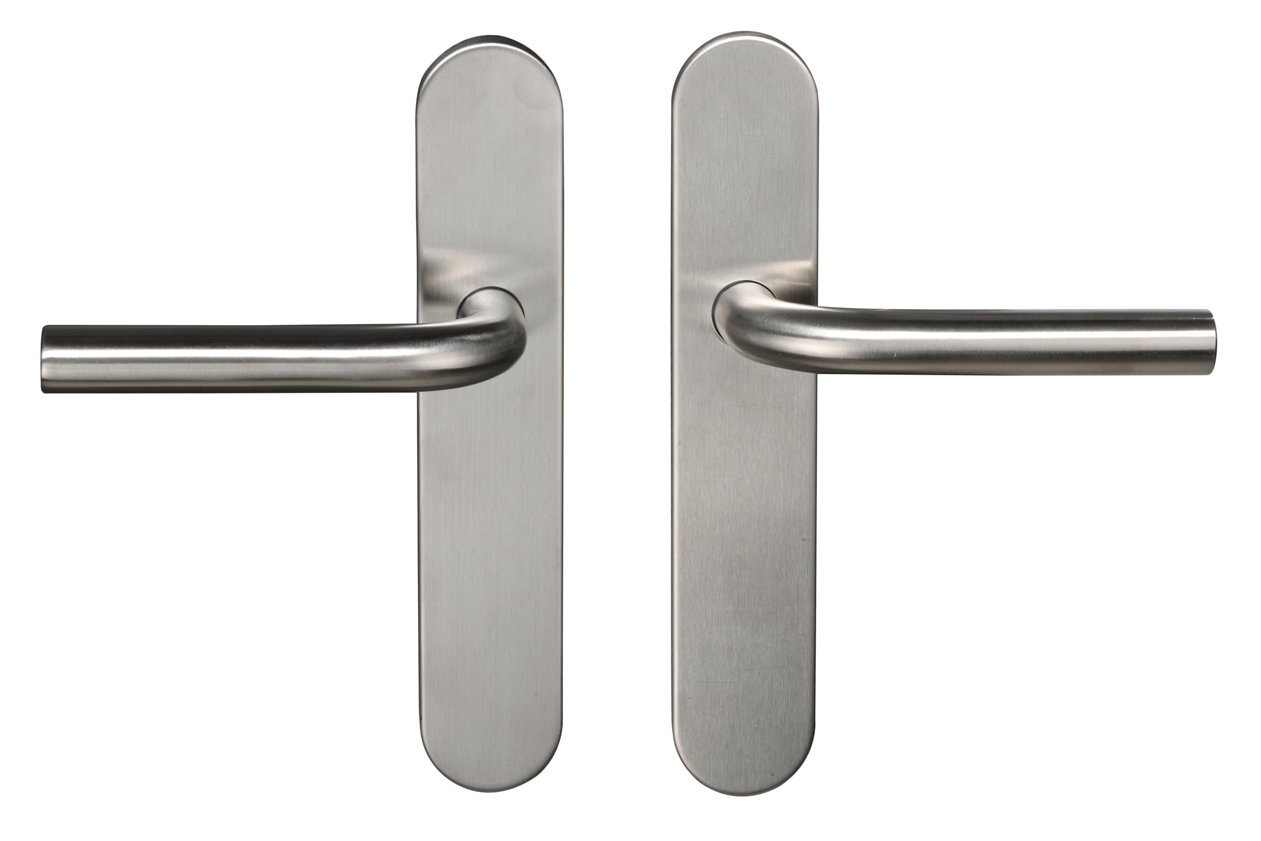 Bricard Tempo 66459 New Wave Handle Set for Keyless Interior Door, Stainless Steel