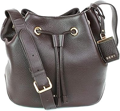 dkny pebbled leather shoulder bag