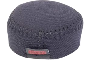 OP/Tech USA Hood Hat – Universal Lens Cap for DSLR & Digital Cameras | Neoprene Camera Lens Hood, Soft Cap for Camera Lens & Protection - PK Micro for Pancake Lens (Black) - Made in USA