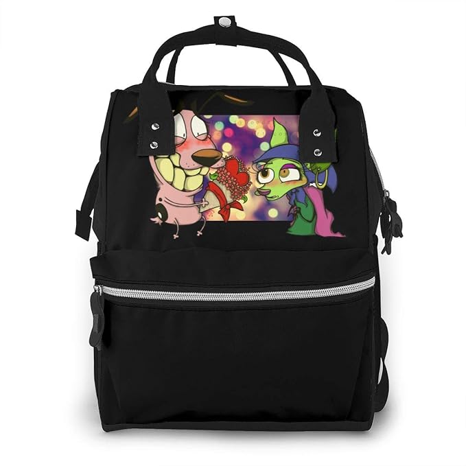Courage The Cowardly Dog Diaper Bag MultiFunction