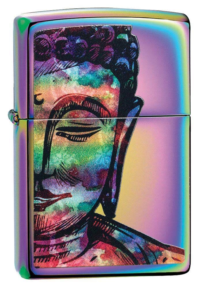 Zippo - Windproof Lighter, Buddha, Multicoloured, Colour Image, Reusable, Fuel Lighter, Gift Box, Made in the USA — image 1