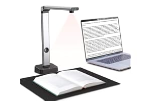 JOYUSING 14MP HD Document Scanner, Capture Size A3, Smart Multi-Language OCR, Convert to PDF/Word/Txt/Excel on Windows and PDF on Mac System