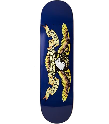 Amazon.com : Anti-Hero Classic Eagle Skateboard Deck - Grey - 8.25