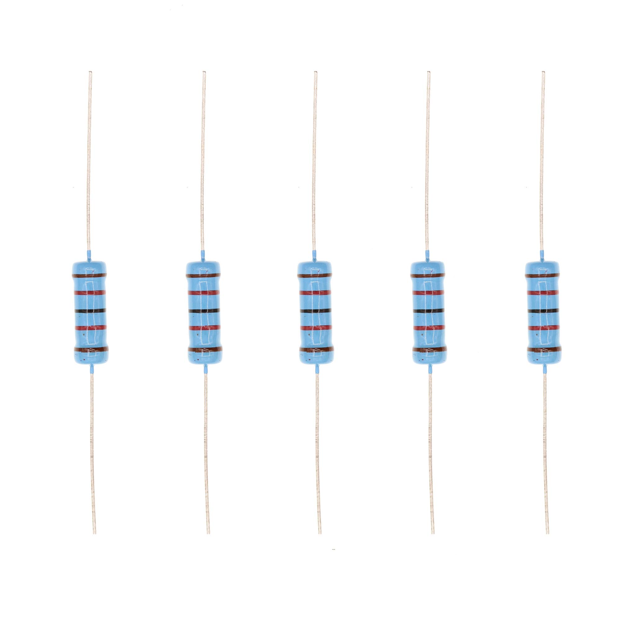HUABAN 20PCS 3W 3 Watts 12K Ohm 1% Metal Film Resistor