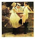 Norman Rockwell After The Prom 1957 Art Print - 8 in x 9 in - Unmatted, Unframed