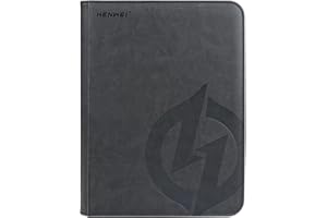 Top Loader Binder 4 Pocket Holding 160 Trading Cards 3" x 4" Rigid Card Holder for Trading, Sports Cards Collection Grey