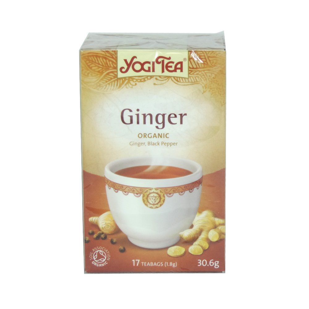 Yogi Tea - Ginger - 30.6g (Case of 6) Yogi Tea - Ginger - 30.6g (Case of 6)