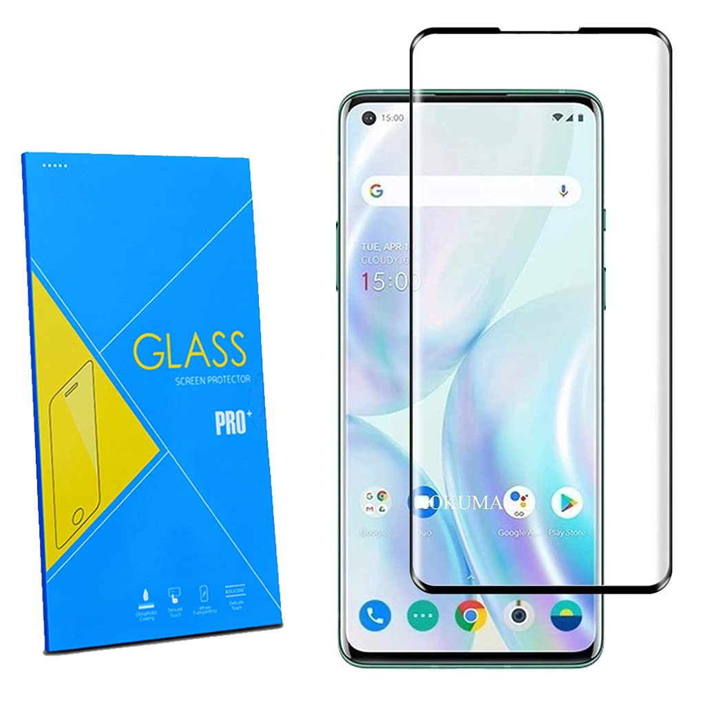 GAPlus [2-Pack] Screen Protector for OnePlus 8 Tempered Glass Film, [Case Friendly][Anti-Scratch][Anti-Shatter] For OnePlus 8