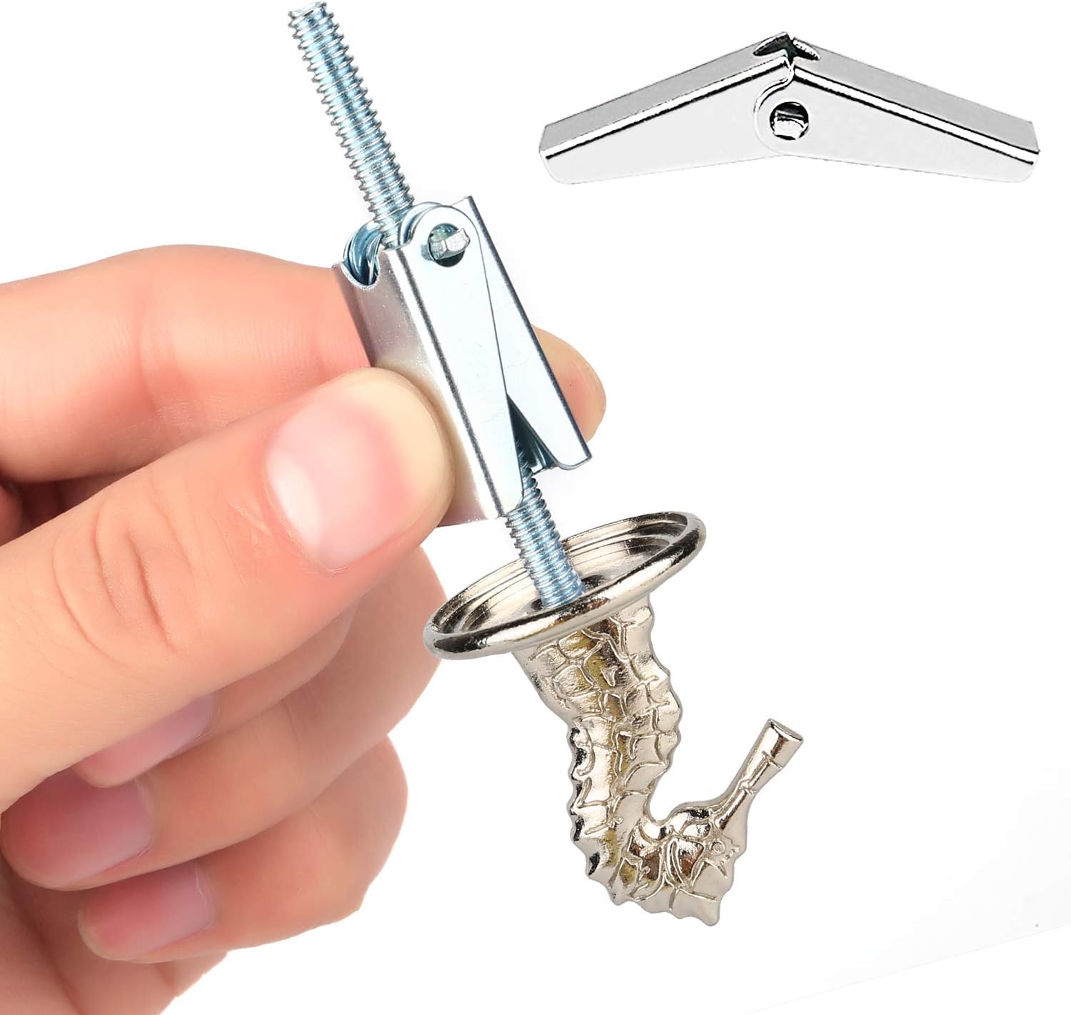 Braun OOTSR Metall Deckenhaken 6 Sätze Hippocampus Form Heavy Duty