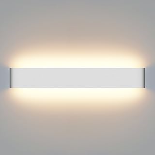 Yissvic Wandleuchte Innen LED Wandlampe 20W Wandbeleuchtung Badlampe Wasserdicht IP44 2800K Warmweiß 61cm