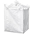 CHenGuang 1 PACK FIBC Bulk Bag, One Ton Bag, 35"L X 35"W X 43"H, 2200lbs Swl, Duffle Top Flat Bottom, Woven Polypropylene Bags, Four Loop Fibc Big,flat Bottom With Large Opening Bulk Bags