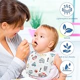 Vicloon Baby Bandana Dribble Bibs 8 Pack Teething Bibs with Snaps Unisex 0-36 view 5