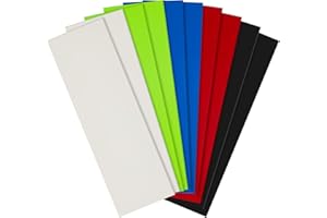 Tinlade 10 Pcs G10 Spacer Sheets G10 Knife Handle Material Handle Liners for Knife Scales Slabs Making Supplies, 5 Colors(6.3 x 2 x 0.04 Inch)