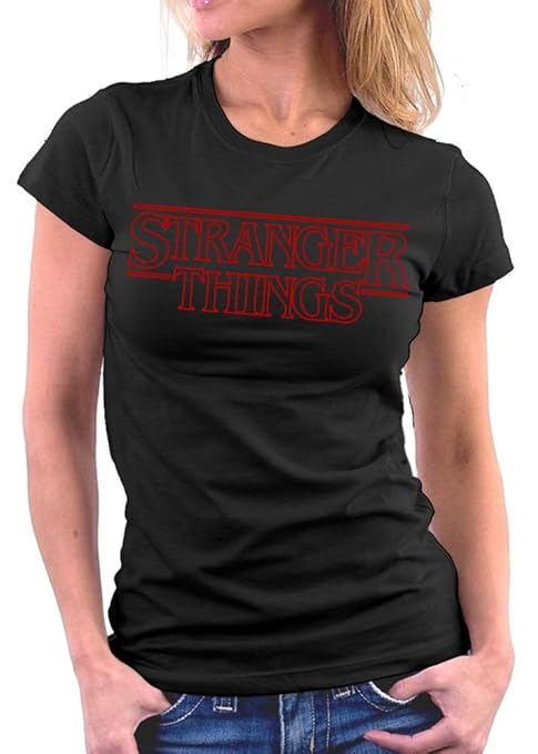 Million Nation Stranger Things Logo Woman T-shirt