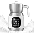 Maestri House Milk Frother, 21OZ Variable Temp and Froth Thickness Milk Frother and Steamer, Smart Touch Control Milk Warmer, Dishwasher Safe, Memory Function for Latte Cappuccino Hot Chocolate